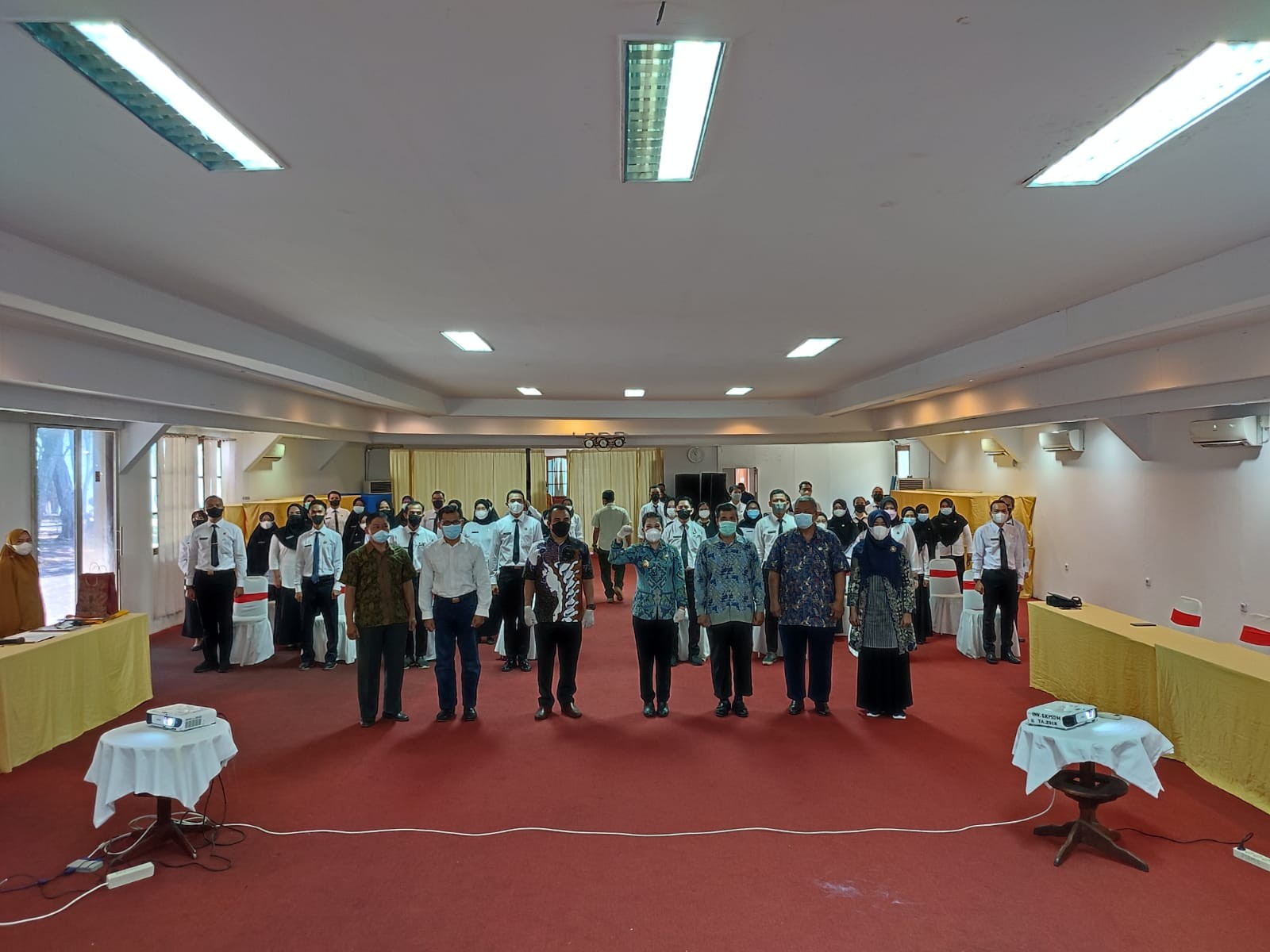 >Kegiatan Seminar Laporan Aktualisasi dan Penutupan Latsar CPNS Golongan III Angkatan CIII di BKPSDM Kota Singkawang